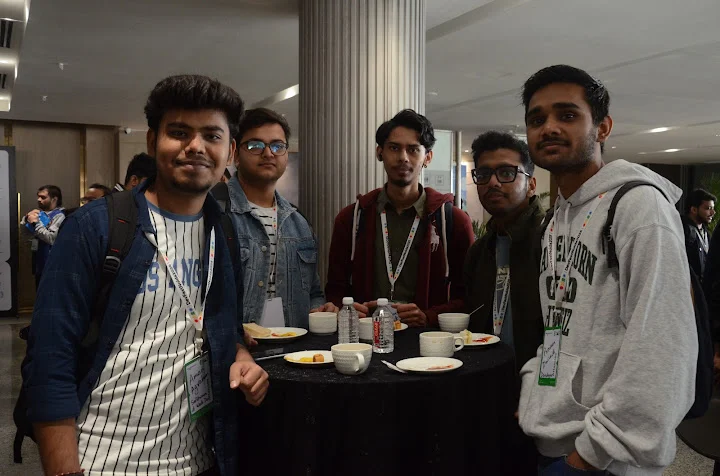 Aman Agrahari at Dev fest Noida (2025) - Tech Event Photo